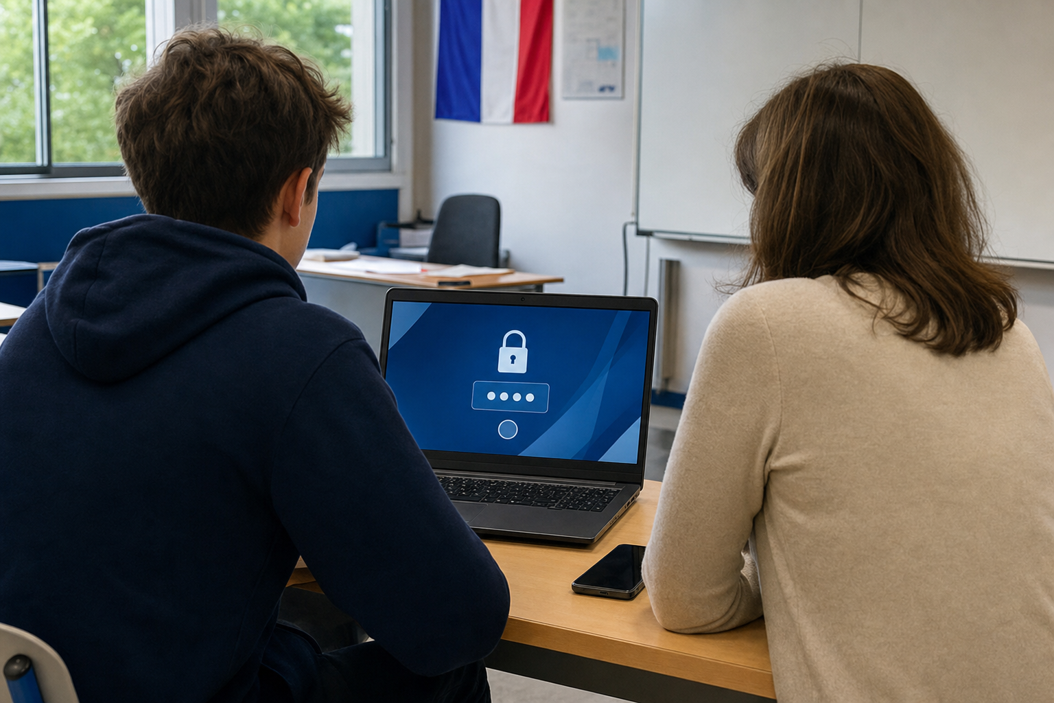 Les identifiants et le mot de passe protègent vos comptes