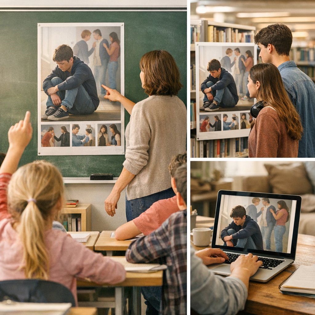 Plus sur la mise en place : faire vivre l'affiche en classe, au CDI et en ligne