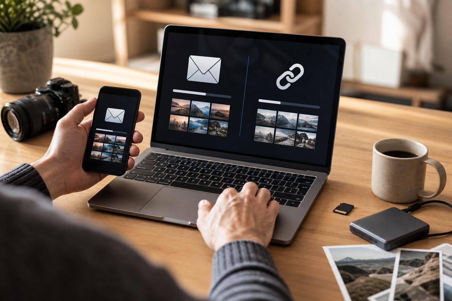 Envoyer par e-mail ou créer un lien WeTransfer : quel mode choisir ?