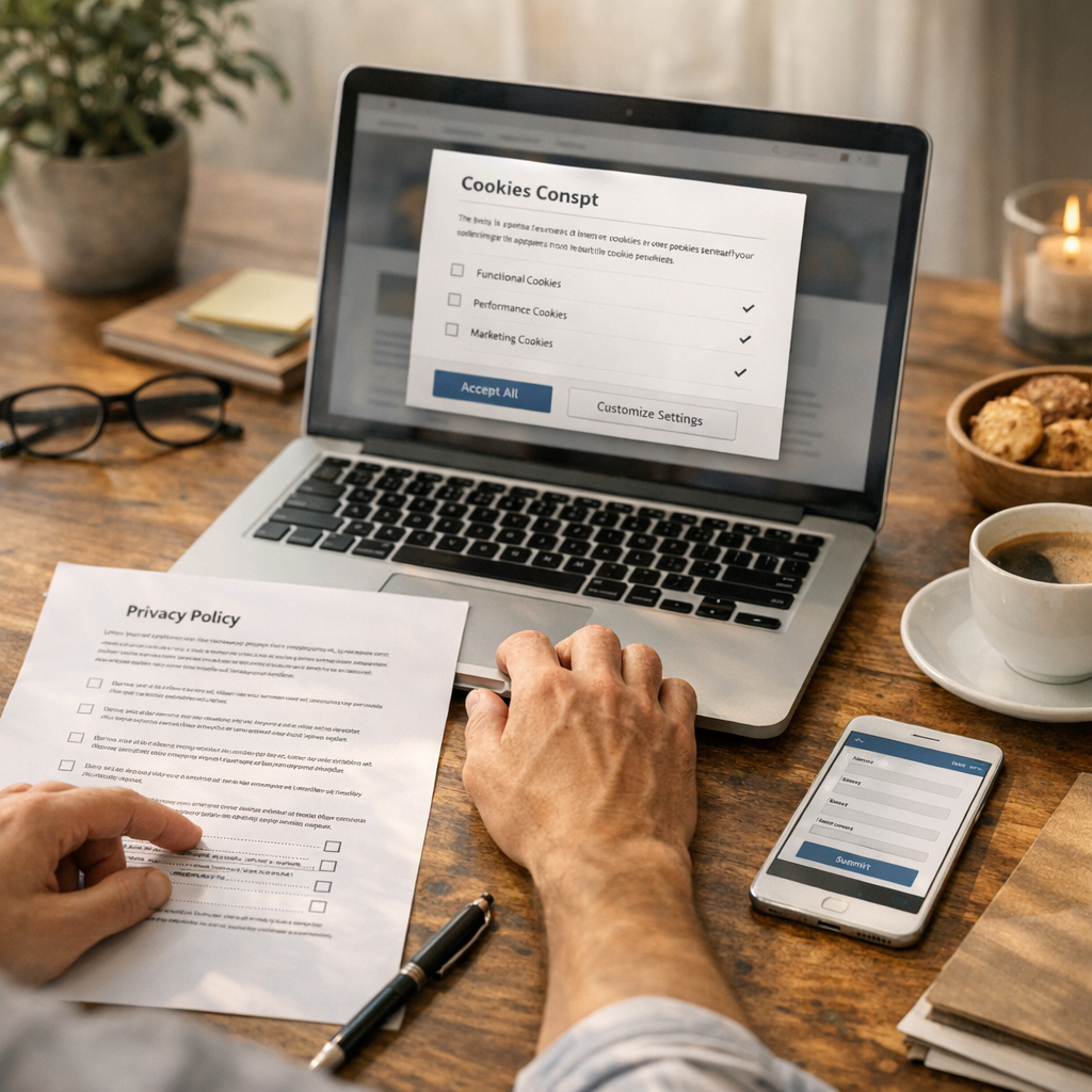 Les mentions relatives aux données personnelles, formulaires et cookies : cas concrets
