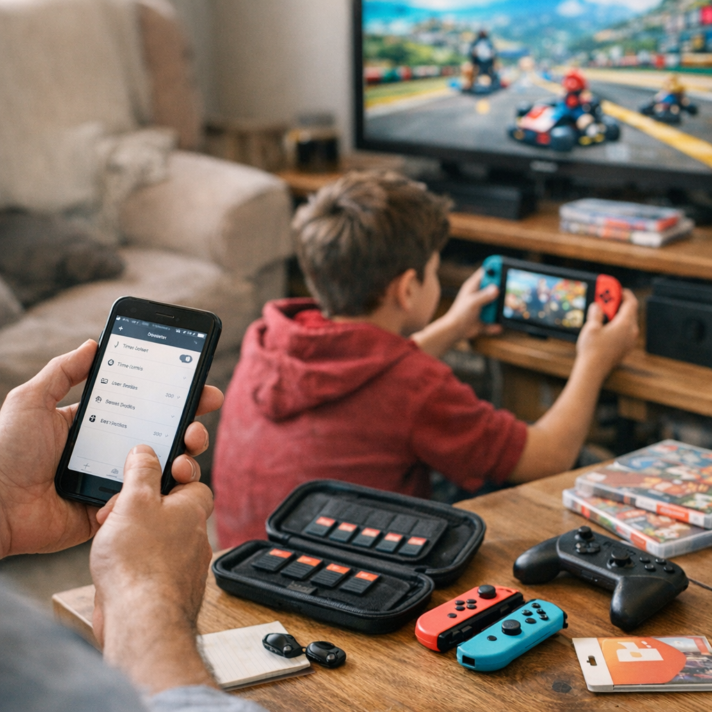 Remarques importantes  ; : contrôle à distance, limites par utilisateur, eShop et jeux en ligne